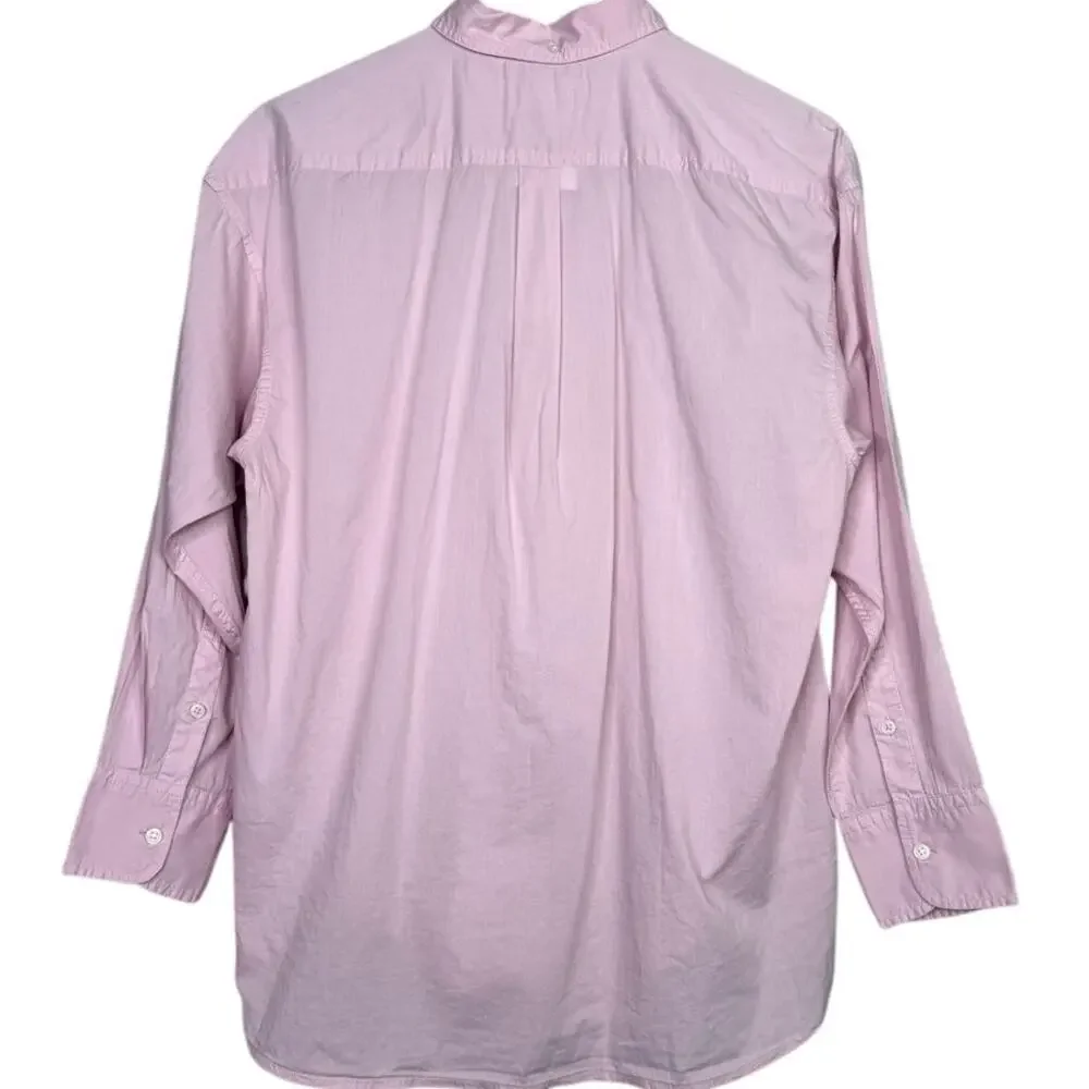 NWT J. Crew Men's Collared Button Down Relaxed Fit Long Sleeve Shirt Small Pink